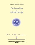 Portada de: Poesía y poética de Antonio Carvajal