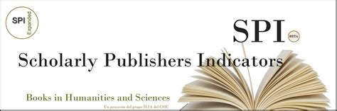 SPI .-. Scholarly Publishers Indicators Expanded